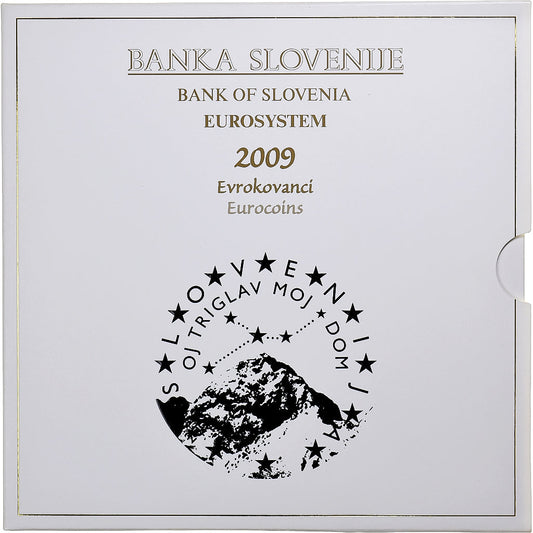 Eslovenia, 
  
  1 céntimo a 2 euros + 3 euros, 
  
  BU