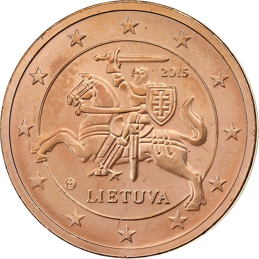 Lituania, 
  
  2 céntimos de euro, 
  
  BU
