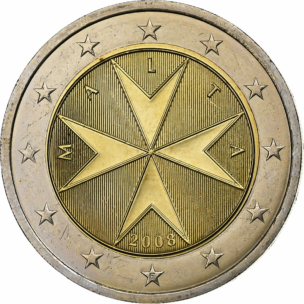 Malta, 

2 euros, 

BU