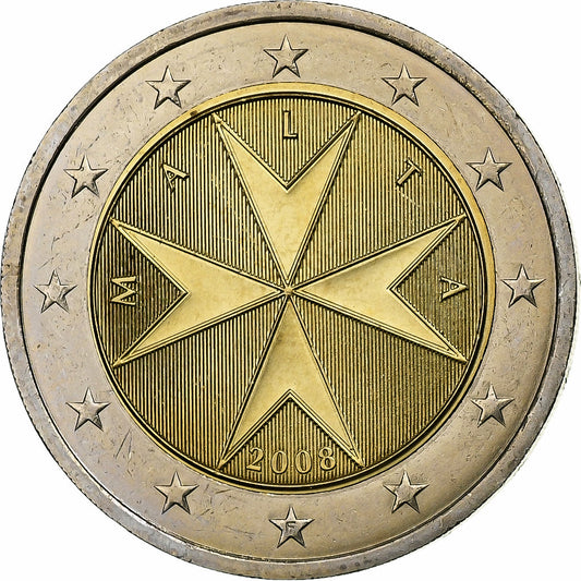 Malta, 

2 euros, 

BU