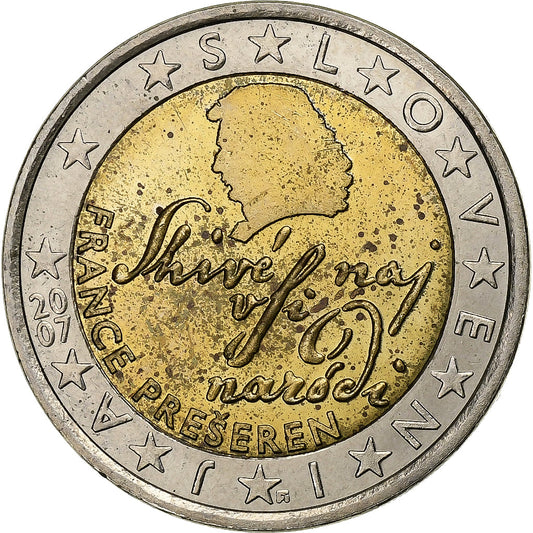 Eslovenia, 
  
  2 euros, 
  
  BU