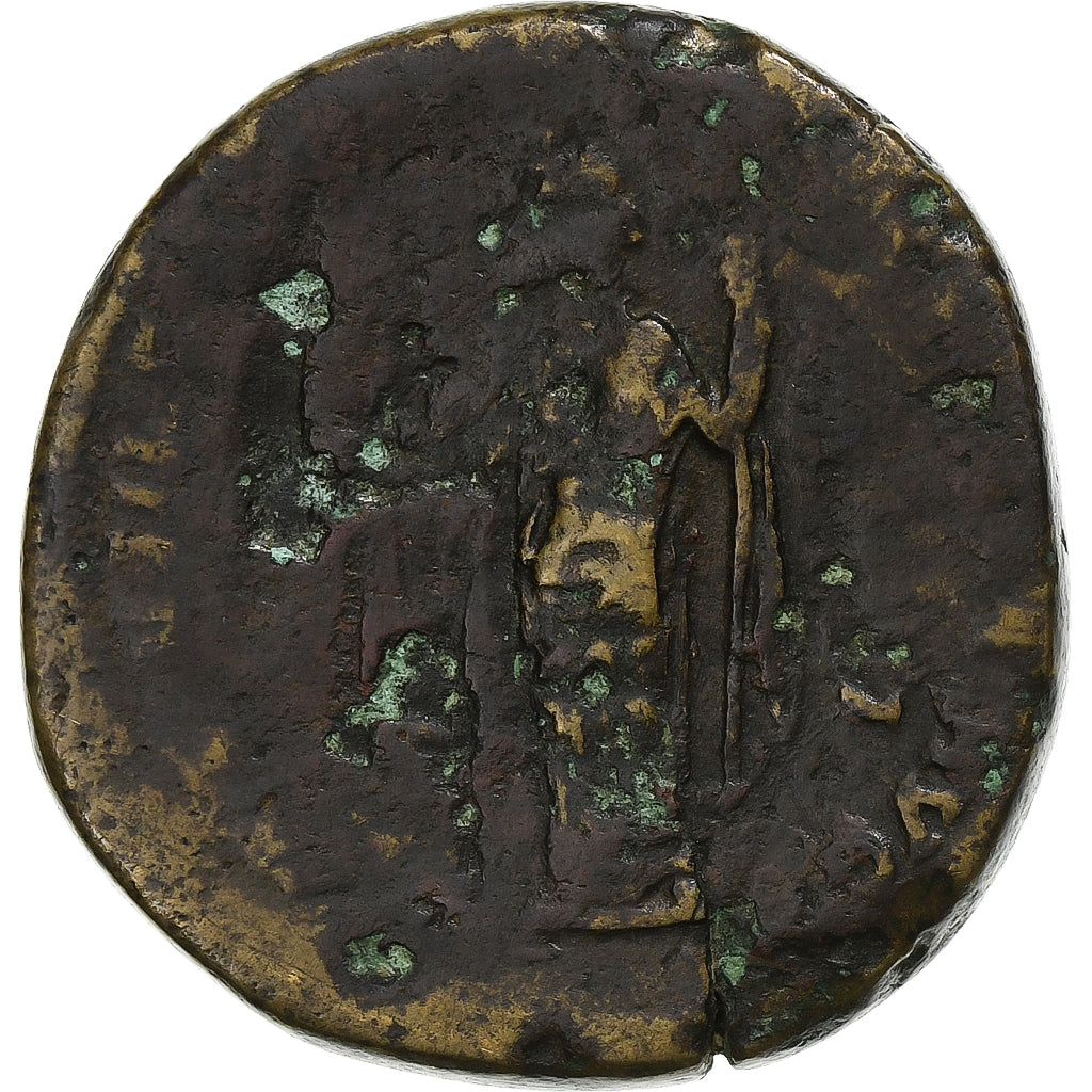 Marco Aurelio, 
  
  Sestercio, 
  
  175-176