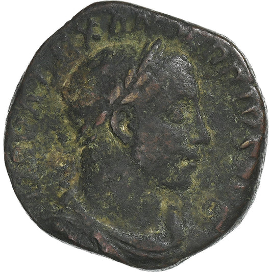 Severo Alejandro, 
  
  Sestercio, 
  
  233