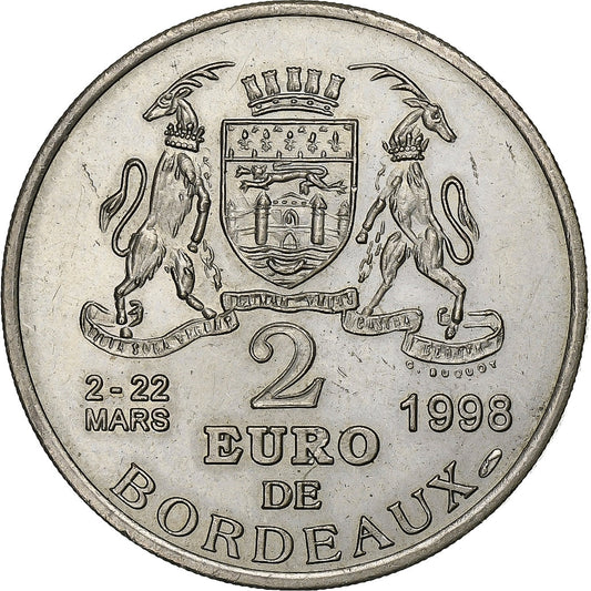 Francia, 
  
  2 euros de Burdeos, 
  
  El puente de Pierre