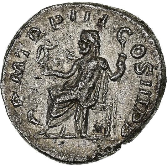 Heliogábalo, 
  
  Denario, 
  
  220