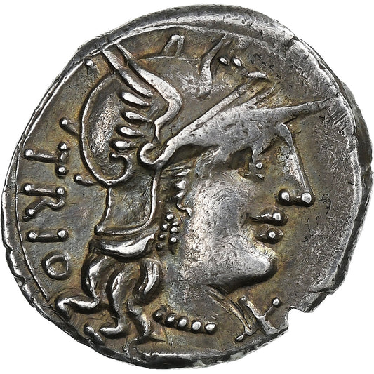 lucrecia, 
  
  Denario, 
  
  136 a.C.