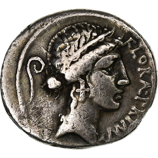Servilia, 
  
  Denario, 
  
  57 a.C.