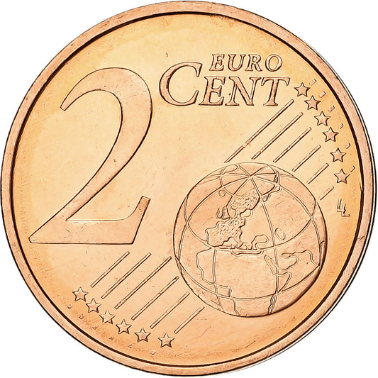 Estonia, 
  
  2 céntimos de euro, 
  
  BU