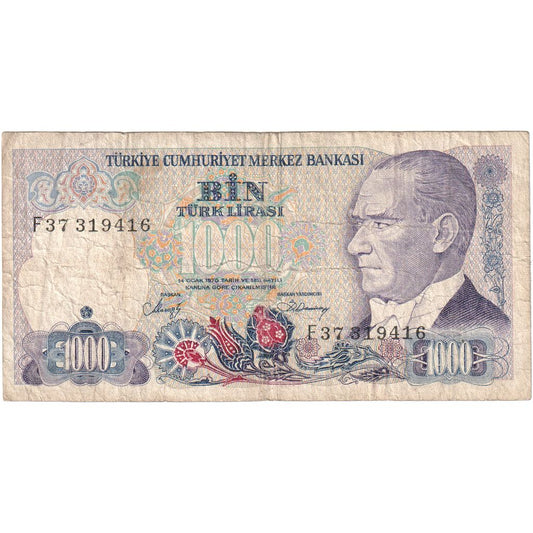 Turquía, 

1000 liras, 

MBF (20-25)