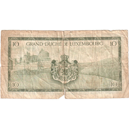 Luxemburgo, 
  
  10 francos, 
  
  FV(20-25)