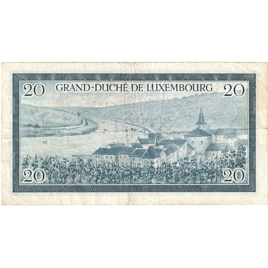 Luxemburgo, 
  
  20 francos, 
  
  FV(30-35)