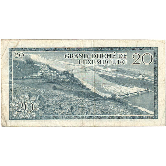 Luxemburgo, 
  
  20 francos, 
  
  1966-03-07