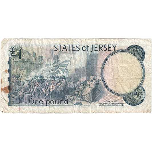 Jersey, 

1 libra, 

VF (30-35)