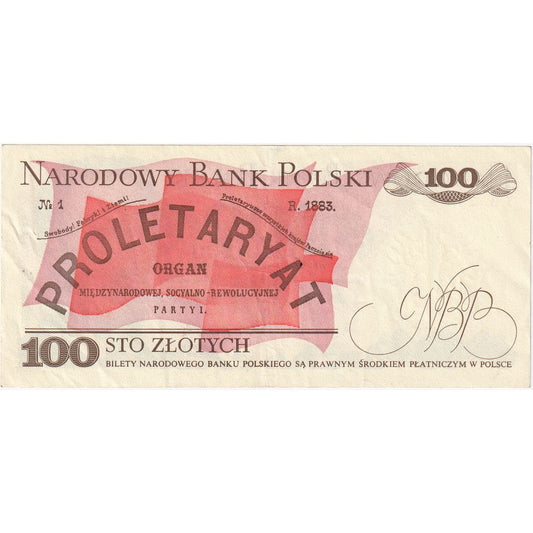 Polonia, 
  
  100 zlotych, 
  
  1986-06-01