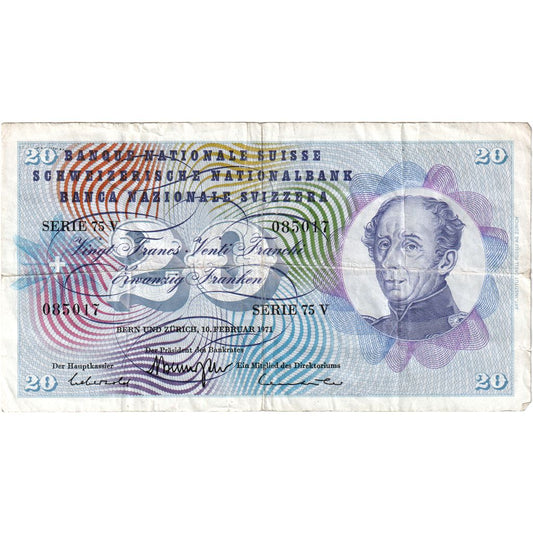 Suiza, 

20 de febrero de 1971