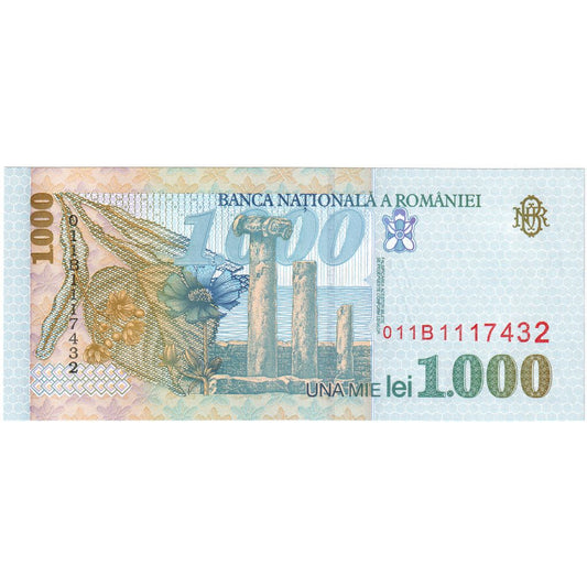 Billete de banco, Rumanía, 1000 lei