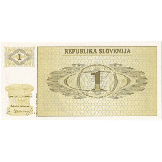 Eslovenia, 

1 tólar, 

UNC(65-70)