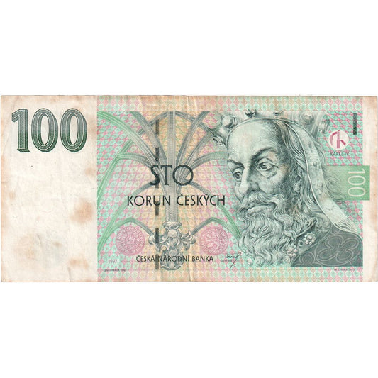 República Checa, 

100 coronas, 

VF (30-35)