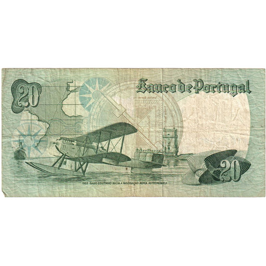 Portugal, 
  
  20 escudos, 
  
  1978-10-04