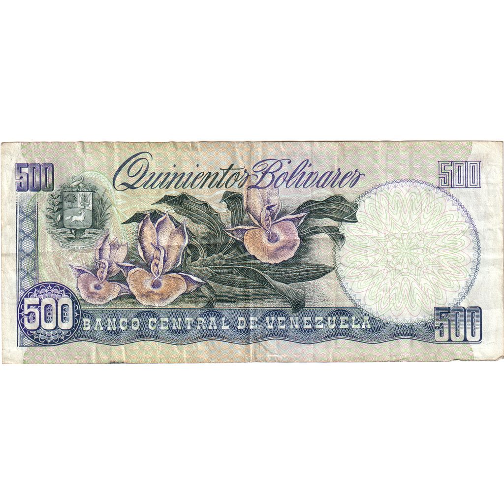 Venezuela, 
  
  500 bolívares, 
  
  1990-05-31
