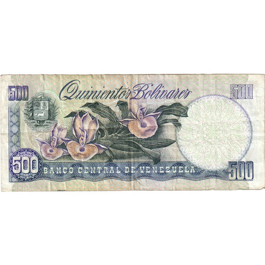 Venezuela, 
  
  500 bolívares, 
  
  1990-05-31