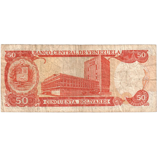 Venezuela, 
  
  50 bolívares, 
  
  1990-05-31