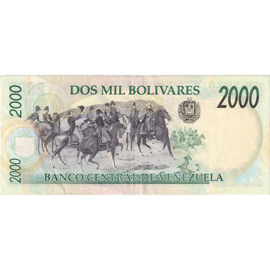 Venezuela, 
  
  2000 bolívares, 
  
  1997-06-16