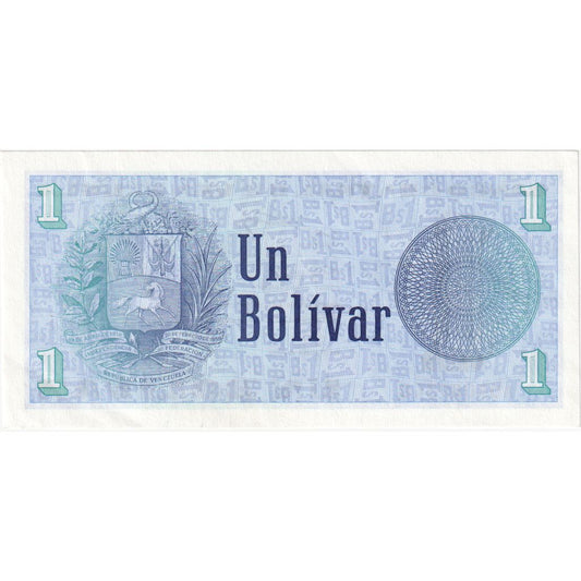Venezuela, 

1 Bolívar, 

1989-10-05