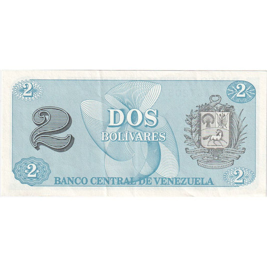 Venezuela, 
  
  2 bolívares, 
  
  1989-10-05