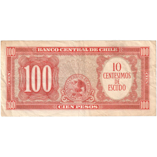 Chile, 
  
  100 Pesos = 10 Cóndores, 
  
  FE(40-45)