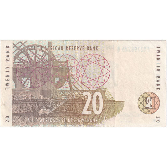Sudáfrica, 

20 Rands, 

AU(55-58)