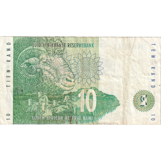 Sudáfrica, 

10 Rands, 

EF(40-45)