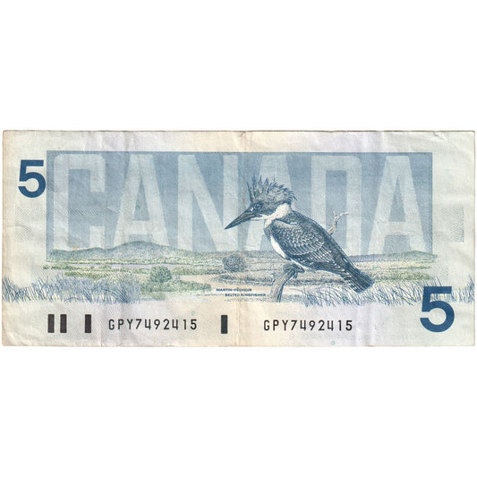 Canadá, 

5 dólares, 

EF(40-45)