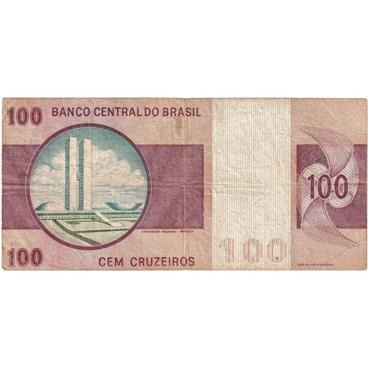 Brasil, 
  
  100 cruzeiros, 
  
  FV(30-35)