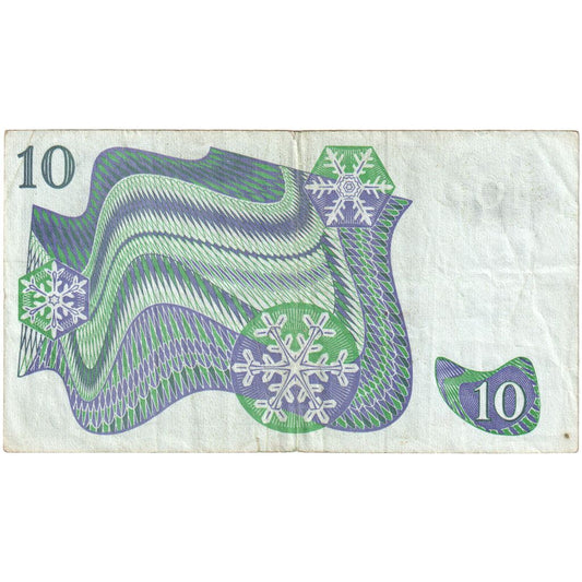 Suecia, 
  
  10 coronas, 
  
  1984
