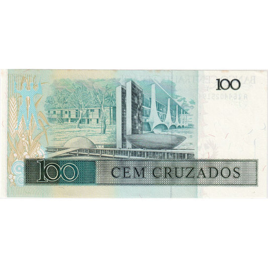 Brasil, 
  
  100 Cruzados, 
  
  UNC(65-70)