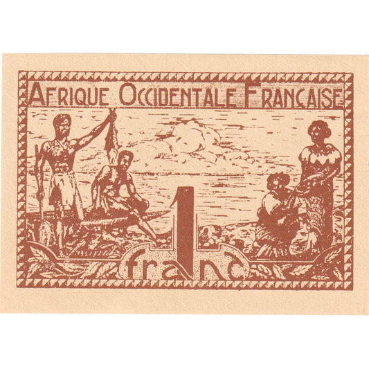 África Occidental Francesa, 

1 franco, 

SIN CLP(63)