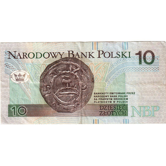 Polonia, 
  
  10 Zlotych, 
  
  1994-03-25