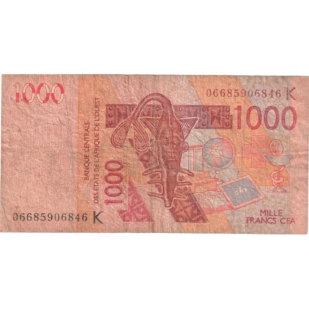 Estados de África Occidental, 

1000 francos, 

VF (20-25)