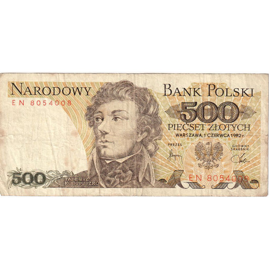 Polonia, 
  
  500 zlotych, 
  
  FV(20-25)