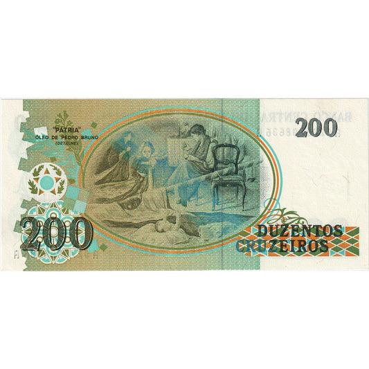 Brasil, 
  
  200 cruzeiros, 
  
  UNC(65-70)