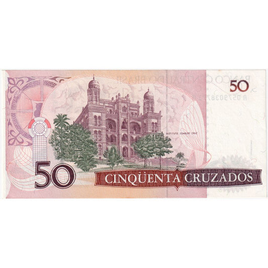 Brasil, 
  
  50 Cruzados, 
  
  UNC(65-70)