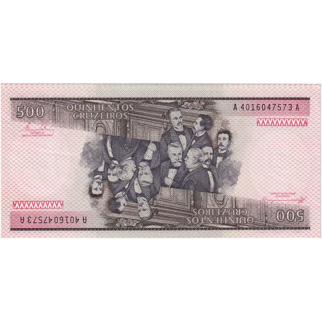 Brasil, 
  
  500 cruzeiros, 
  
  Kilómetros: 200b