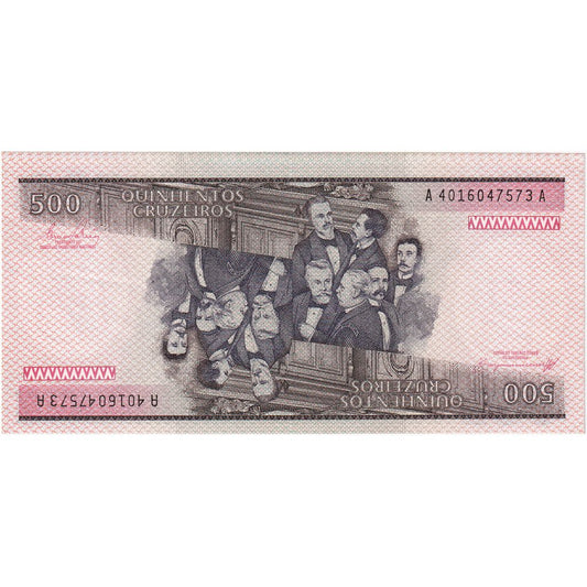 Brasil, 
  
  500 cruzeiros, 
  
  Kilómetros: 200b