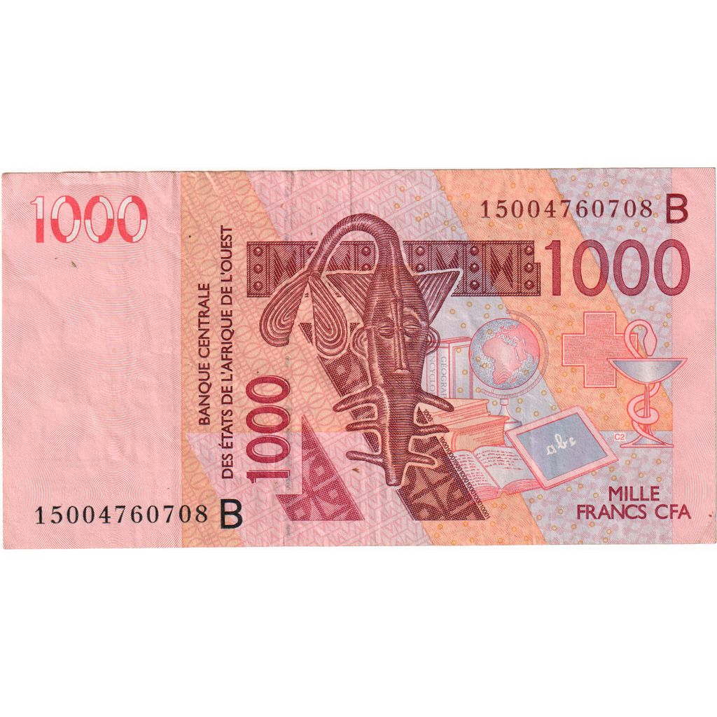 Estados de África Occidental, 

1000 francos, 

SNC(65-70)