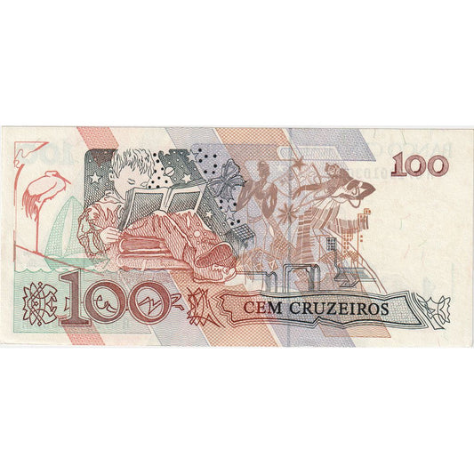 Brasil, 
  
  100 cruzeiros, 
  
  UNC(65-70)