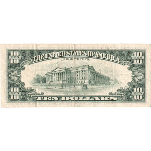 Estados Unidos, 

10 dólares, 

EF(40-45)