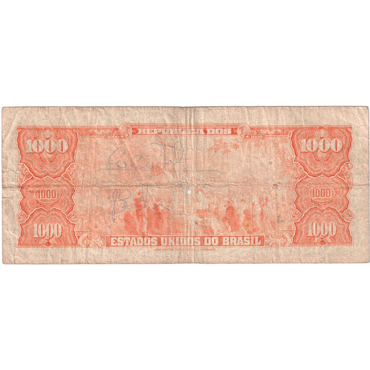 Brasil, 
  
  1 Cruzeiro Novo por 1000 Cruzeiros, 
  
  FV(20-25)