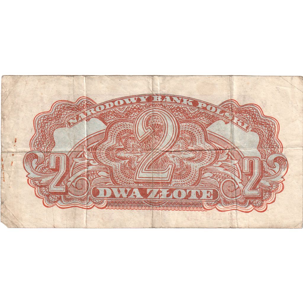 Polonia, 

2 Zlotys, 

VF (20-25)