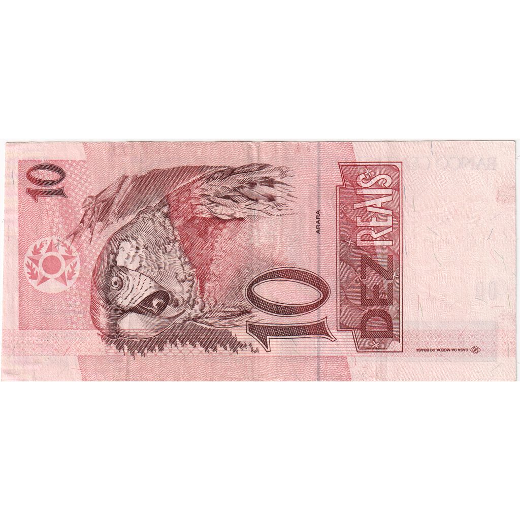 Brasil, 
  
  10 reales, 
  
  UA(55-58)